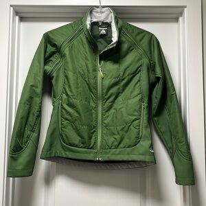 Nike ACG Jacket Womens Small Green Convertible to vest w/ Removable Sleeve